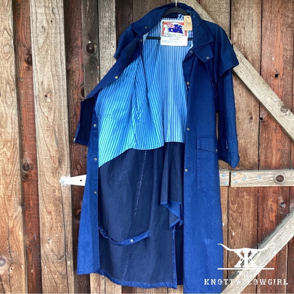 Koolah Dark Denim Duster Sz x small - Picture 2 of 3